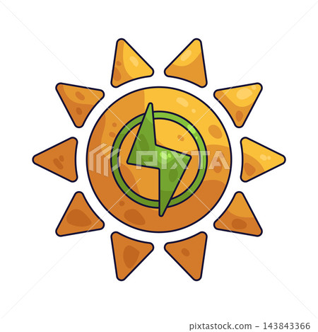 Illustration of Energy Sun Illustration of Energy Sun 143843366