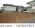 A large house was demolished and the resulting vacant lot was divided into two sections. 143843963