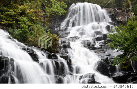 waterfall in the forest 143845615