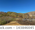 Kusatsu Shirane火山在秋天 143846045