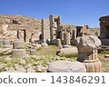 Persepolis, near Shiraz, Iran, the capital of the Achaemenid Persian Empire, Hall of a Hundred Columns (Throne Room) 143846291