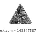 Black and white grunge. Distress overlay texture. Abstract surface dust and rough dirty wall background concept. Distress illustration simply place over object to create grunge effect. Vector EPS10. 143847587