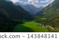 Logar Valley Alpine Mountain Landscape Slovenia 143848141