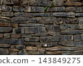 Rustic Dry Stone Wall Texture 143849275