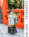 Shichi-Go-San (a traditional Japanese rite of passage for 3-year-old boys) 143849371