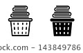 Laundry icon design template 143849786