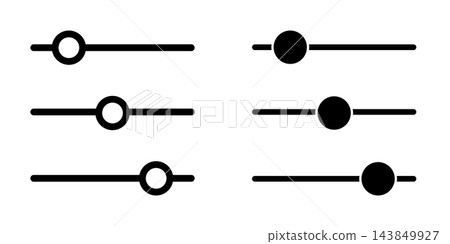 Setting icon design template 143849927