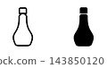 Plastic bottle icon design template 143850120