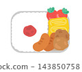 Lunch box illustration 143850758