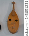Rebec Musical Instrument Wooden Folk Lute Medieval String Artifact 143851231