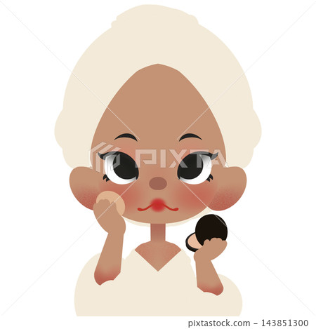 woman with makeup woman with makeup 143851300