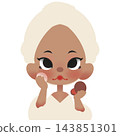 woman with makeup  143851301
