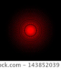 red spirograph mandala isolated on black background vector 143852039