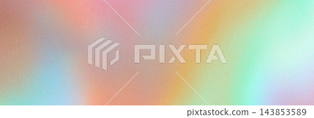 Abstract Orange and green grainy gradient - vintage rave and EDM poster background 143853589