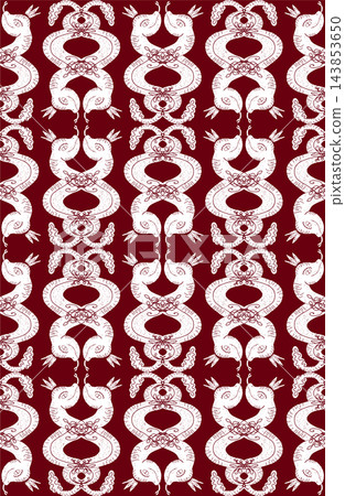 seamless pattern with pink waves and blue seamless pattern with pink waves and blue 143853650
