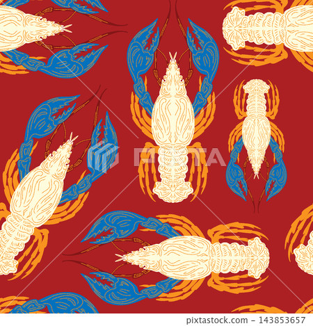 seamless pattern with crabs seamless pattern with crabs 143853657
