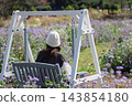 Nakanojo Gardens - Swing in the Flower Garden 143854180