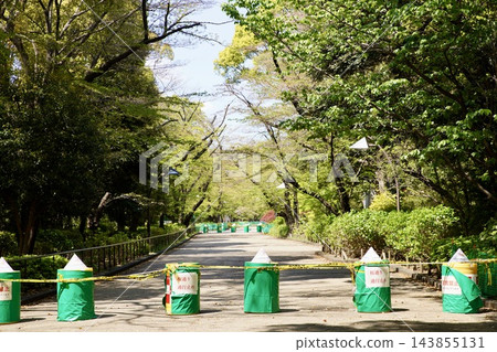 新冠疫情期間的上野公園 新冠疫情期間的上野公園 143855131