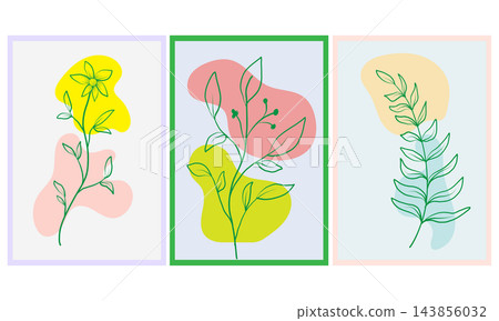 cute invitation card with cute flower templates cute invitation card with cute flower templates 143856032