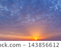 Springtime in Yakushima: Morning Scenery - Rays of Light and Crimson Clouds 143856612