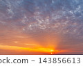 Springtime in Yakushima: Morning Scenery - Rays of Light and Crimson Clouds 143856613