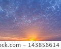 Springtime in Yakushima: Morning Scenery - Rays of Light and Crimson Clouds 143856614
