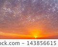 Springtime in Yakushima: Morning Scenery - Rays of Light and Crimson Clouds 143856615