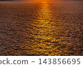 Winter in Yakushima: Sunset view, beautiful sun road 143856695
