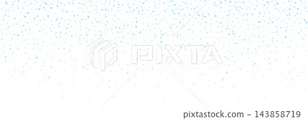 Falling snow background. Winter snowfall pattern texture. Particle blizzard wallpaper. Repeated flying snow flakes, ice dots or frozen specks backdrop for Christmas, New year decor. Vector Falling snow background. Winter snowfall pattern texture. Particle blizzard wallpaper. Repeated flying snow flakes, ice dots or frozen specks backdrop for Christmas, New year decor. Vector 143858719