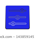 Setting icon design template 143859145