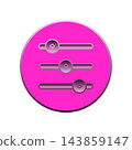 Setting icon design template 143859147