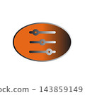 Setting icon design template 143859149