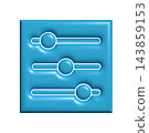 Setting icon design template 143859153