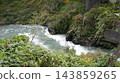 Arakawa River and autumn leaves in Akashiba Gorge 143859265