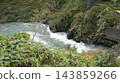 Arakawa River and autumn leaves in Akashiba Gorge 143859266