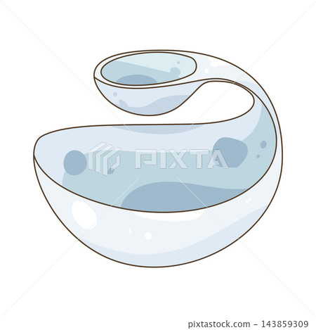 Illustration of scoop server 143859309
