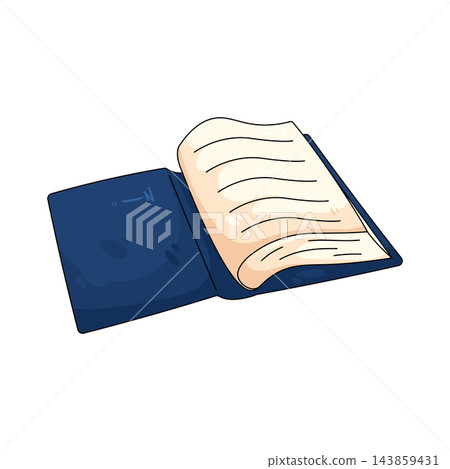 Illustration of open book 143859431