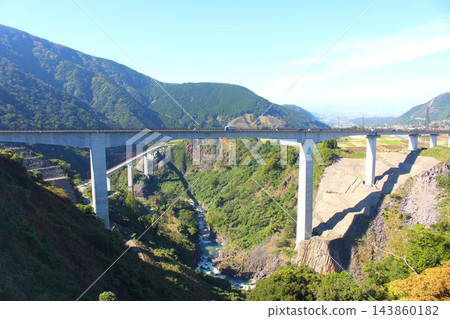 晴空下的阿蘇橋 143860182
