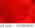 A Christmas background with bokeh and small snowflakes 143860642