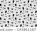秋季背景素材傳單圖案 - 萬聖節 143861167