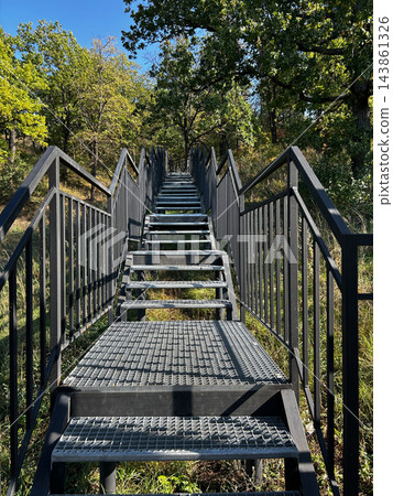 Stairs to the shore Stairs to the shore 143861326