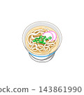 kake 烏冬面的插圖 143861990