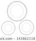 白色學校午餐餐具的俯視圖 143862118