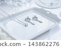 Gift ideas for accessories: necklace, earrings, antique style. 143862276