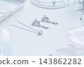 Gift ideas for accessories: necklace, earrings, antique style. 143862282