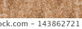 Terracotta cracked clay surface texture panoramic banner for rustic architectural wall backdrop 143862721