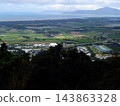 A town seen from the mountains 143863328