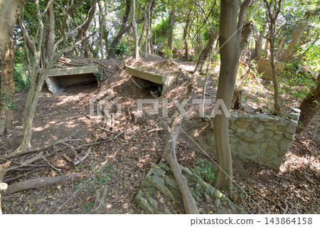 神戶市，摩耶山，371公尺山，防空砲陣地，太平洋戰爭遺址 143864158