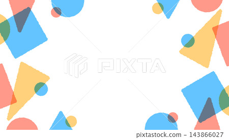 Geometric pattern frame, background, pop design, 16:9 aspect ratio. Geometric pattern frame, background, pop design, 16:9 aspect ratio. 143866027