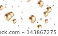 This beautiful 3D gold balloon illustration banner background template is perfect for decorating parties and festivals. 143867275